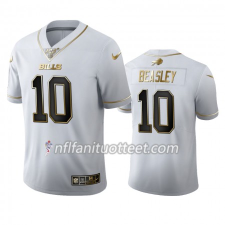 Miesten Buffalo Bills NFL Pelipaita Cole Beasley 10 Nike Valkoinen Golden Edition 100th